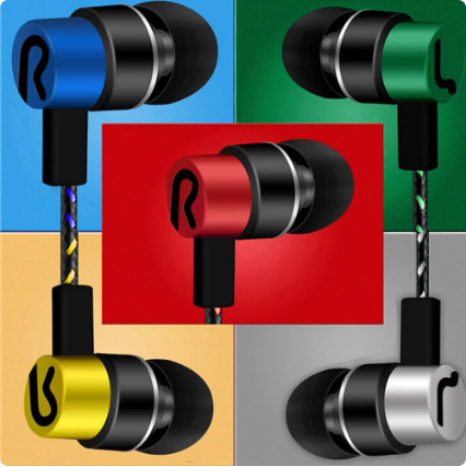 NEW Hot Earphone Universal 3.5mm In-Ear Stereo Earbuds High Quality Wired Earphones For Cell Phone In stock