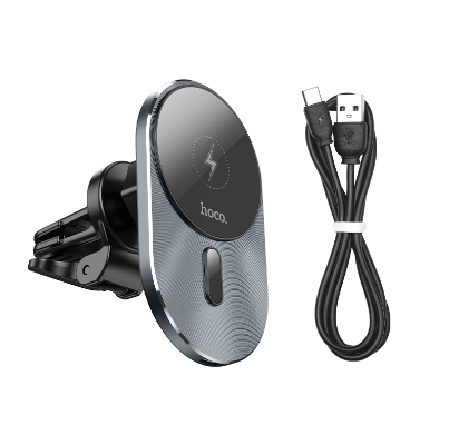 Hoco Ca91 15w Magnetic Wireless Fast Charging Car Holder Air Vent For Samsung Android Smart Phone Universal