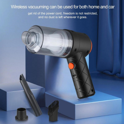 Wireless Vacuum Cleaner USB Rechargeable Handheld Mini Portable Car Home Cleaning