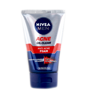 Nivea Men Acne Oil Clear Anti Acne Foam  Facial Wash 100g