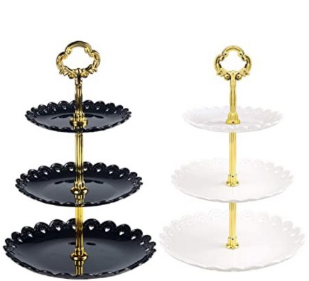 3Tier Cake Dessert Stand Cupcake Pastry Cookie Tray Rack Candy Buffet Fruit Holder For Wedding