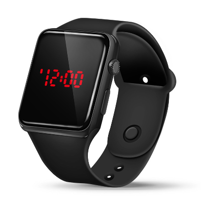 Touch Screen LED Digital Watch Students Square Sports Watches