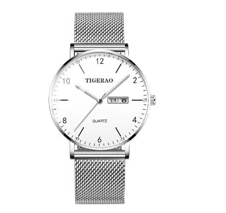 Original Luxury Fashion Waterproof Calendar Trendy Starry Sky Watch Stone Luminous Stainless Steel Watch 07