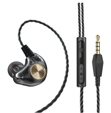 KAXOE Wired In Ear Earphones Sport 5D Stereo Surround Bass Gaming Earbuds`
