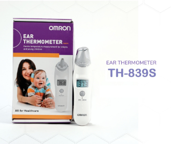 Omron TH839S Digital Ear Thermometer for Body Temperature