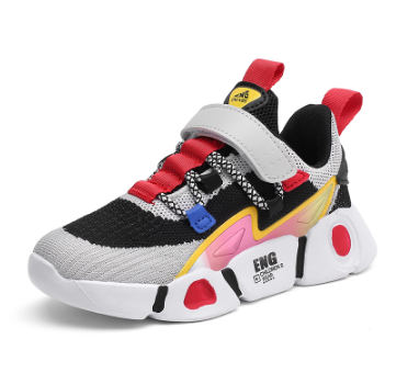 SPOLE Spring New Style Mesh Unisex Boy Girl Sports Shoes Size 28-40 Fashion Sneakers Children Breathable Comfortable Running Shoes 2897