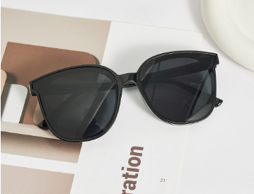 Lovito Women Basic Sunglasses L63AD249 (Black)