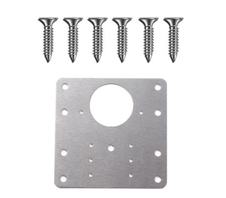 FSF Concealed Hinges Repair Plate Set Stainless Steel Replacement Concealed Hinges Kit