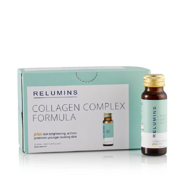 Relumins Collagen Complex Formula - Apple Flavor 50ML 10 Bottles