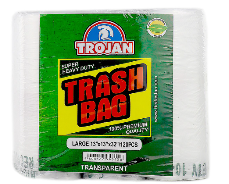 Trojan Super Heavy Duty Trash Bag Large 120pcs
