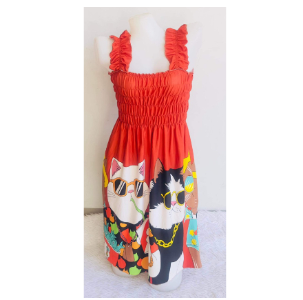 RUFFLES Mini Smocking || Maternity Dress || Summer Dress ||Above the knee up to Medium Size W