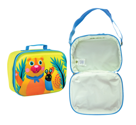 Oops! Happy Snack Waterproof 3D Lunch/Snack Bag for Kids - Unisex