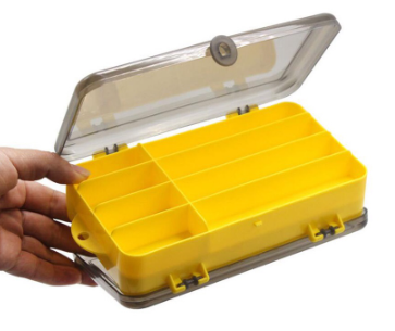 Portable Waterproof Double-sided Fishing Tackle Box Fishing Lure Storage Case Hot