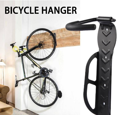 Bike Steel Wall Stand Holder Bicycle Hanger Hook Rack 30kg Capacity Bike Wall Mount Rack Parking