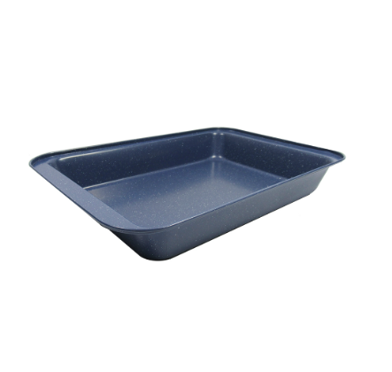 Classics Bakeware Non-Stick Marble Rectangular Cake Pan, 14.6x10x2.2in