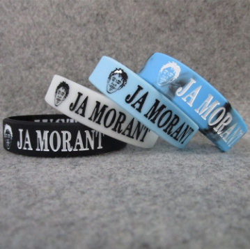 Ja Morant NBA Baller Band Basketball Silicone Bracelet Sports Wristbands Widen version
