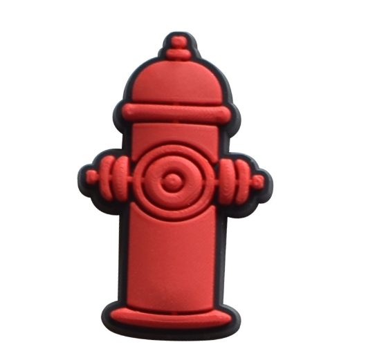 Cartoon Hammer Hat Croc Charms Fire Truck Jibbits Charm Pins Lifeguard Extinguisher Jibitz Crocks for Men Shoes Accessories L8