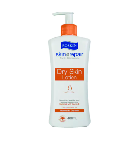 ROSKEN Dry Skin Lotion with Vitamin E Pump 400ML