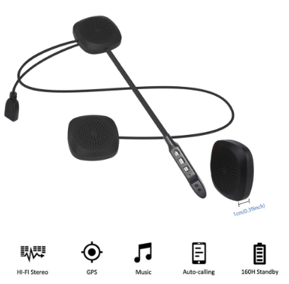 Motorcycle Helmet Headset Motorcycle Helmet Headphone T2 Wireless Bluetooth 5.0 MP3 Speaker