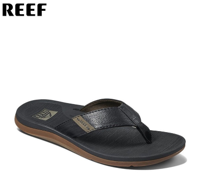 Reef Mens Santa Ana Sandals Black