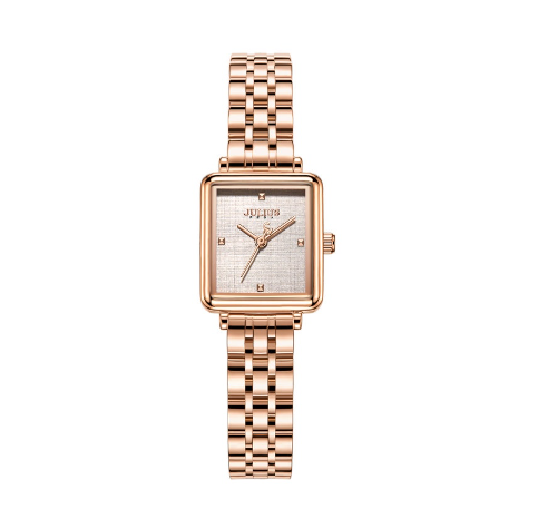 JULIUS New Fashion Small Waterproof Steel Band Women's Watch JA-1315 2