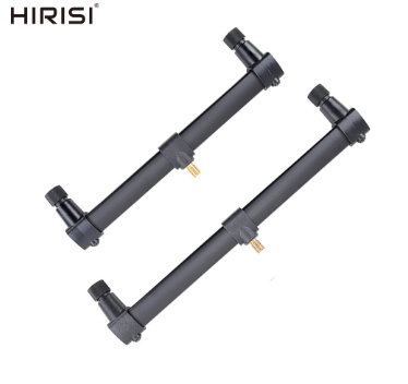 2pcs Carp Fishing Buzz Bars for 2 Rods Aluminium Fishing Rod Support Holder