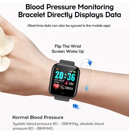 D20 d13 Smart Horloge watchesY68 Bluetooth Fitness Tracker Sport Horloge Hartslagmeter Bloeddruk Smart Armband Voor Android Ios