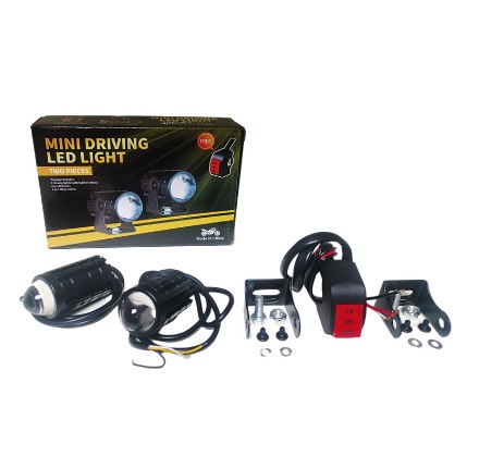 Mini Driving Light White + Yellow Pair Universal High Quality 20W