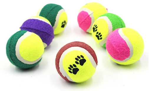 Pet Dog Cat Tennis Play Toy throwing catch