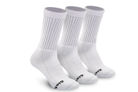 Biofresh Men's Antimicrobial Thick Combat Sports Socks
