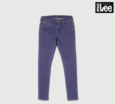 Stylistic Mr. Lee Ladies Basic Denim Stretchable Pants for Women Super skinny 138316-U Dark Shade
