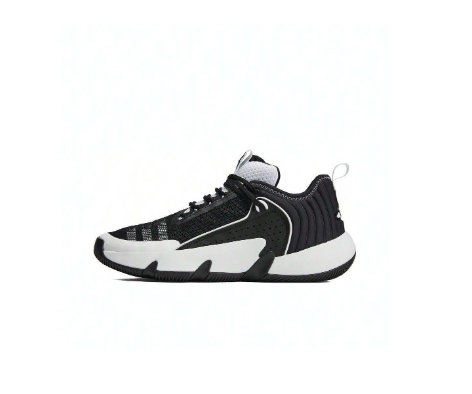 Adidas Unisex 2023 Low Top Basketball Shoes, Solid Color Patchwork Lace-Up Casual Sneakers