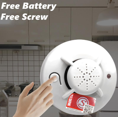 Smoke Detector Wireless Smoke Sensor Fire Detector Home Fire Alarm Come with Battery