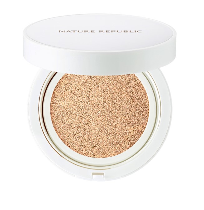 Nature Republic Green Derma Mild Cica Serum Cover Cushion SPF50+ PA+++ 02 Natural Beige