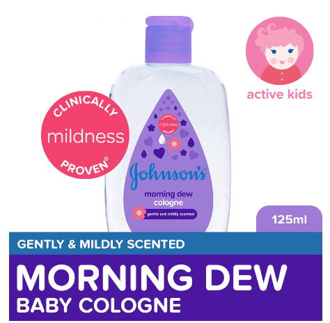 Johnson's Baby Cologne Morning Dew 125ml - Kids, Baby Essentials, Baby Care