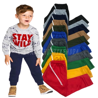 1-10 Years old Kids Plain Jogger Pants - Unisex