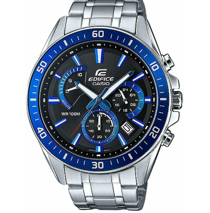 Casio Edifice EFR-552D-1A2 Chronograph Stainless Steel Strap Watch For Men