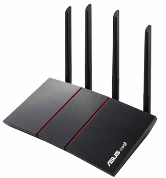 Asus RT-AX55 AX1800 Dual Band WiFi 6 Router (Black)