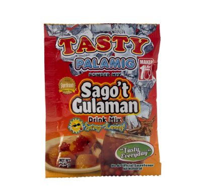 Tasty Palamig Sago't Gulaman Litro Pack 25g