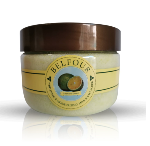 BELFOUR Milk & Salt Scrub Calamansi Extract 350G