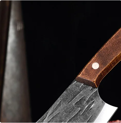 Stainless Steel Boning Knife Forged Meat Cleaver Vegetable Slicing Knife Fish Knife Small Kitchen Knives with Wooden Handle
