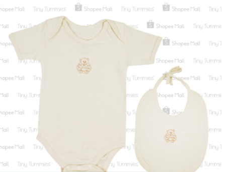 Organic Romper With Bib