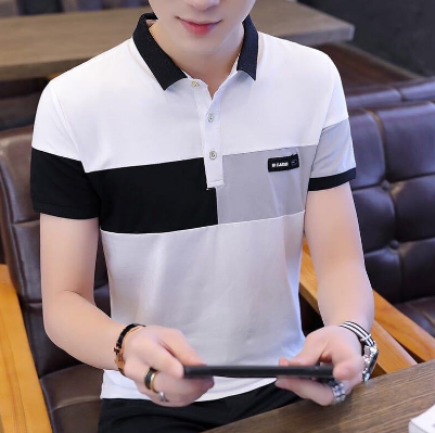 Korean Fashion Polo Shirt For Men (can fit SMALL to LARGE)