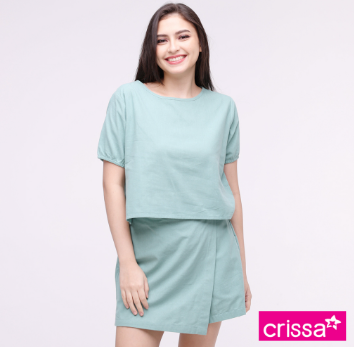 Crissa Short Sleeves Terno Skort CSST29-0016