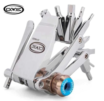 CXWXC 16 1/11  1  Bicycle Multi Kit Allen Bits Screw Driver Cartridge Iator MTB Bike Mini Repair