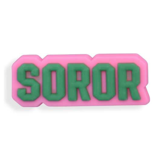 Cute Jibitz Croc Pin Pink Club Croc Jibbits Charm Pretty Girl Queen Jibits for Kids Shoe Charms Shoes Accessories Decoration f17