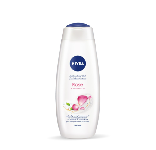 NIVEA Body Wash Bath Rose & Almond Oil Body Wash 500ML