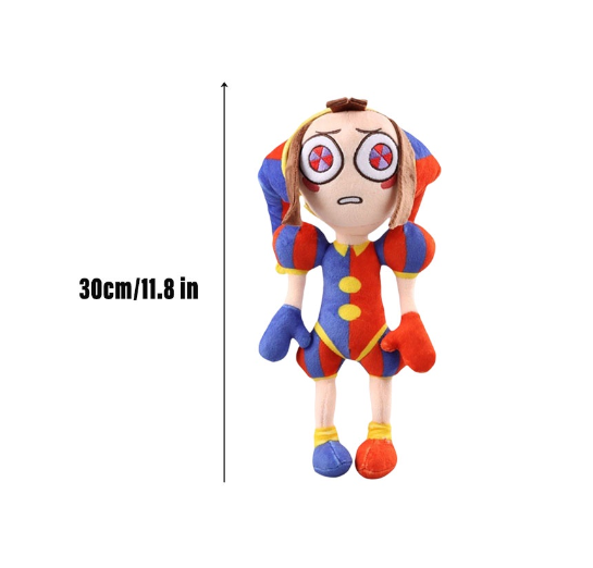 The Amazing Digital Circus Anime Cartoon Plush Pomni Jax Plush doll Toy Theater Rabbit Doll Stuffed Toys Christmas Gifts C22