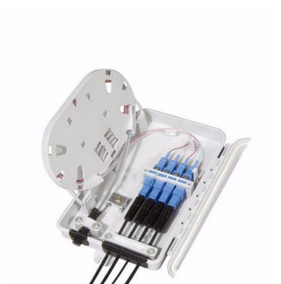 4 Core Fiber Optic Terminal Box FTTH Box Fiber Optic Distribution Box