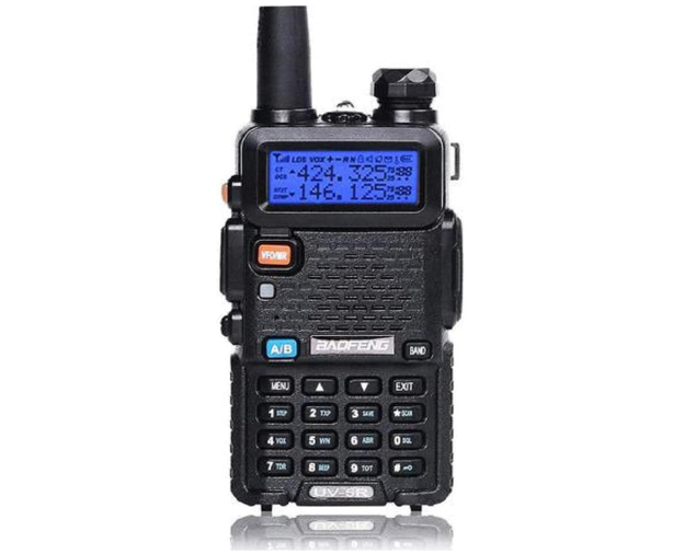 Baofeng UV-5R VHF/UHF Dual Band Two-Way Radio (Black)